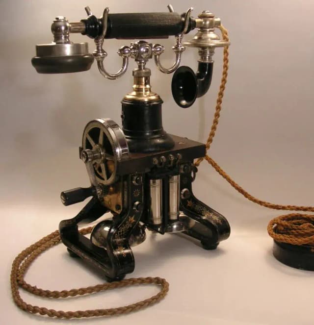 The First Telephone Handset